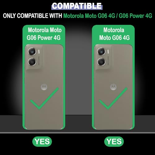 Image of Back Cover | MagFit Ring Design (Non-Magnetic) | Shockproof Case | Anti-Slip Grip | Raised Camera Edges | Slim Protective Case for Motorola Moto G06 4G / G06 Power 4G (Steel Blue)