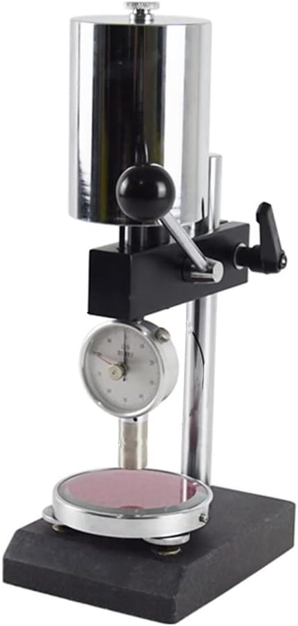 Hardness Test Stand for Shore D Hardness Tester LD-YJ with Double Pointer Shore Hardness Tester Meter Type D Durometer LX-D-2 Recommend Measuring Hardness Range 20 to 90HD