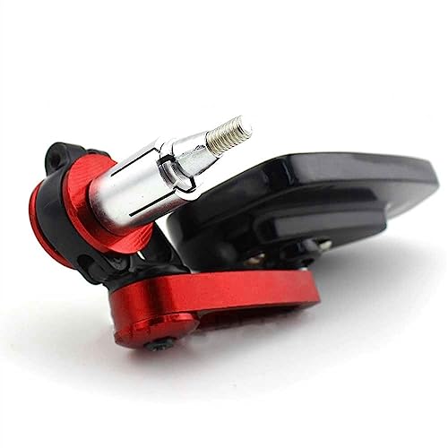 JOFWXAQE Espejo Lateral para GROM para MSX125 CB500F Espejos Retrovisores De Motocicleta Espejo del Manillar del Extremo del Manillar Espejo Retrovisor(Red)