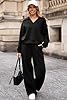 Aleumdr Womens 2 Piece Outfits Fall Lounge Set Swe... #3