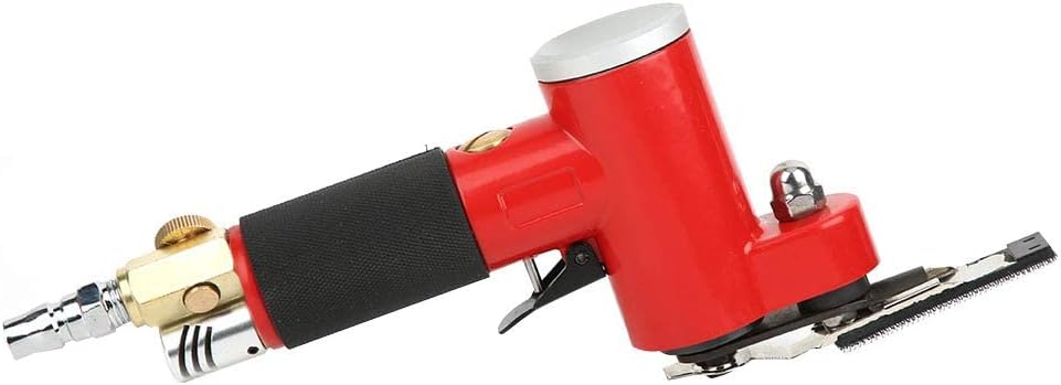 Air Sander High Rate Air Powered 90 Degree Mini Grinder Metal Polishing Accessories Set, Power Random Orbit