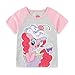 My Little Pony Pinkie Pie Girls Short Sleeve T-Shirt and French Terry Shorts Set for Big Kids