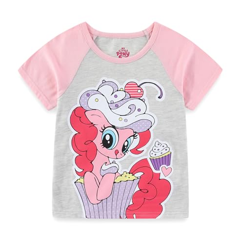 Image of My Little Pony Pinkie Pie Girls Short Sleeve T-Shirt and French Terry Shorts Set for Big Kids