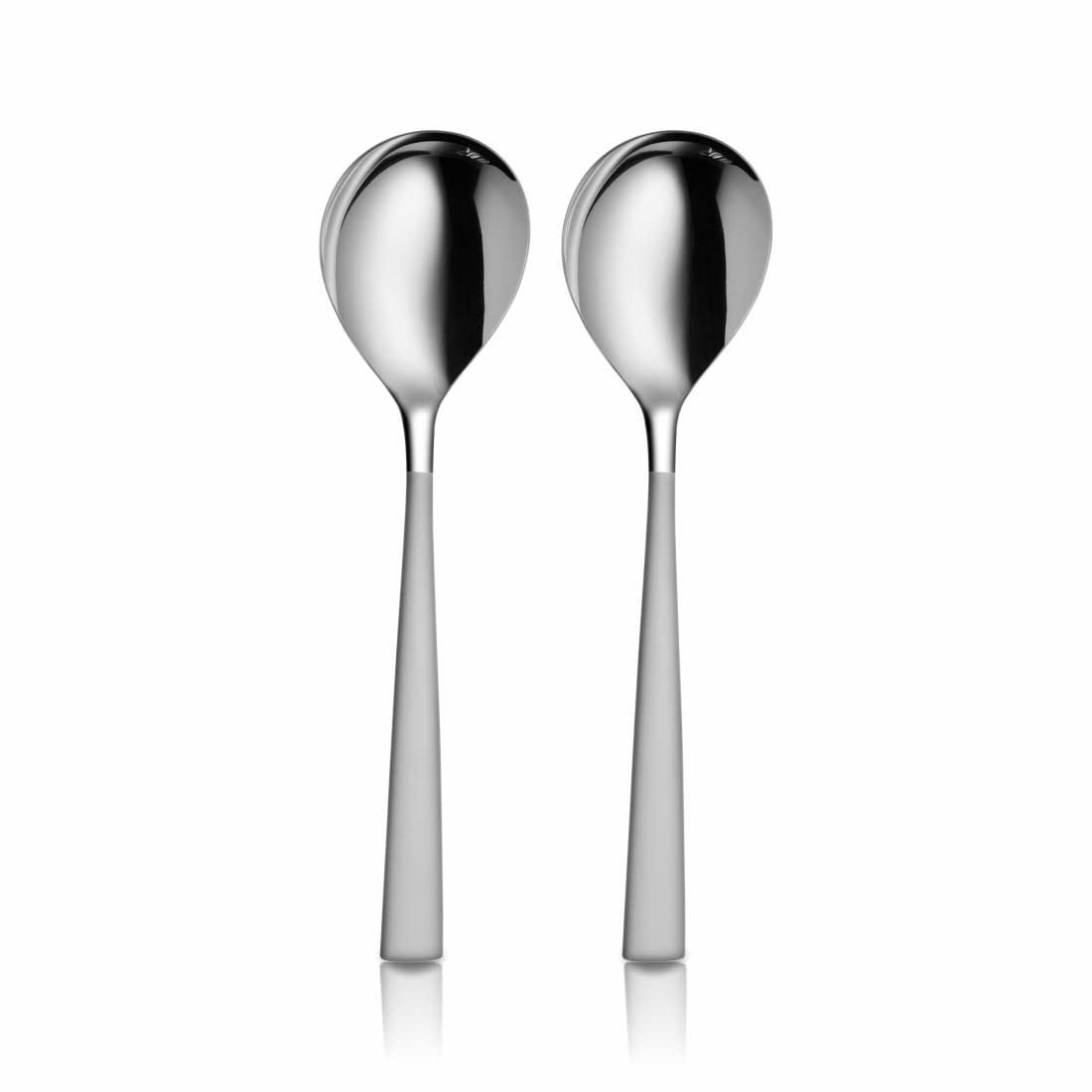 Shri & Sam Stainless Steel GSW Plain Serving Spoon,2 Pieces