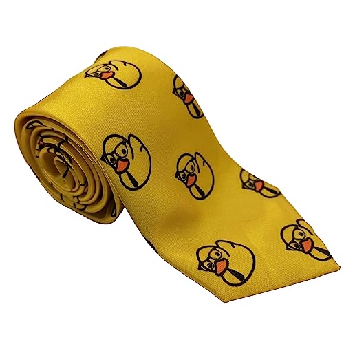 Image of Men's Tie Yellow Duck