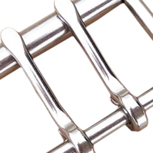 Hebilla de acero inoxidable de doble punta para vaqueros elegantes 2