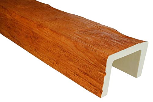 2 metros | Viga | Poliuretano | Aspecto de madera | Deco Wood | 190 x 130 mm | ED105.H