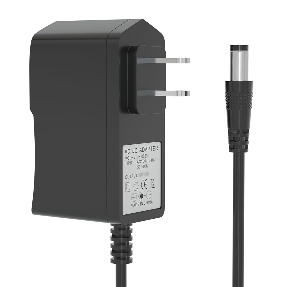 Photo 1 of 12V 1.5A Universal Power Supply Adapter, 3.2Ft Exact Long Wall Wart Transformer Charger Cord for Dome Bullet CCTV Security Camera