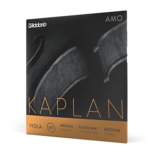 Cordes de violon alto D'Addario Kaplan Amo KA410 MM tension moyenne pour alto