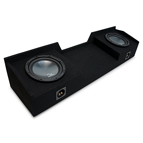 Harmony Audio Compatible with 1999-06 Chevy Silverado Extended Cab Truck HA-R124 Dual 12" Loaded Sub Box Enclosure