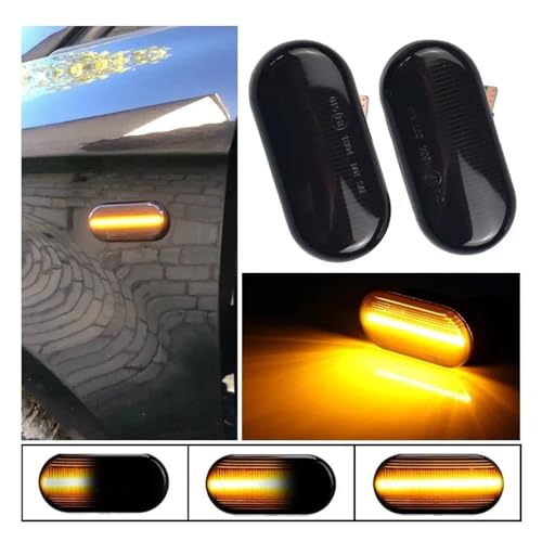 Intermitente dinámico LED para SEAT Leon con flash indicador lateral de alta visibilidad 4
