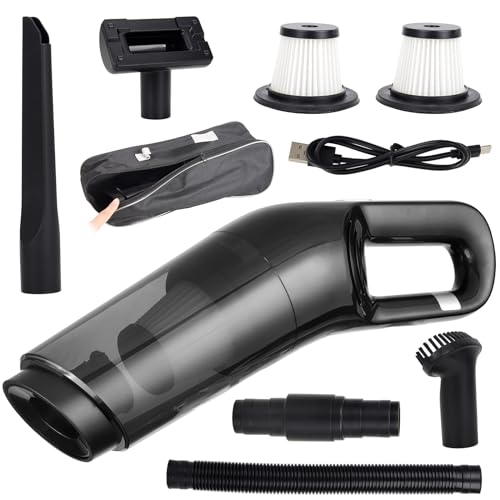 Umelee Aspirador de Mano 10.000 Pa, 120W Aspirador Potente Sin Cable, Aspirador Coche, Vacuum...