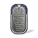 YGLLSSY Police Challenge Coin Saint Michael Prayer Dog Tag Pendant Necklace