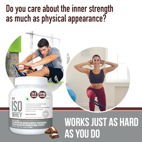 Image of 100% Protein Isolate | 1 kg, 33 Servings | Muscle Strength and Bone Health | Labdoor A+ Grade Certified | 24g Protein, 329 mg Calcium, 5.5g BCAA, Essential Vitamins, Minerals | For All Gender | Athletes, Sports, Fitness Enthusiasts