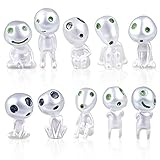 ☆ Dekorieren Sie Ihren Garten: Diese Baumelfen-Gartenstatue schmückt Ihren Miniaturgarten hervorragend. Perfekt für Ihren Sukkulententopf, Bonsai, Puppenhaus und jede DIY-Landschaft. Die Geisterhöhe dieser Gartenzwergstatuen beträgt 3 bis 3,8 cm. 10 verschiedene Arten von Baumelfen Gartenstatus. Hergestellt aus leuchtendem Harz, wasserdicht und umweltfreundlich.