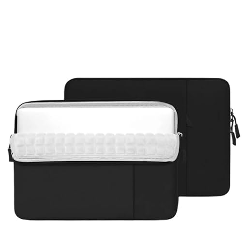 [ULSTUVWXY] ���b�v�g�b�v�X���[�u�o�b�O �Ή�Apple MacBook Pro 14 / 16�C���`�ɓK�����I�[�����E���h�G�A�o�b�O�ϏՌ��ی�J�o�[(Black,MacBook Pro 16)