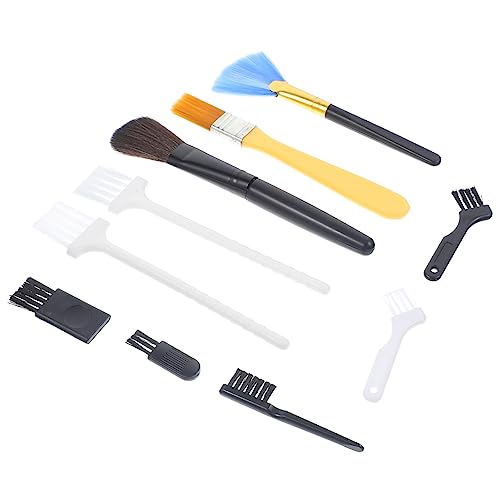 HOMSFOU Deep into Cracks Easy to Clean Narrow Spaces 10pcs Soft Cleaning Brush for Electronics and Devices Random Color
