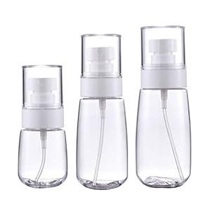 Empty Small Plastic Spray Bottle Plastic Portable Travel Spray Bottle Clear Empty Spray Bottle Empty Refillable Plastic…