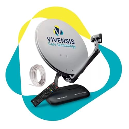 Kit Parabólica Ku Completo Vivensis para TV Digital