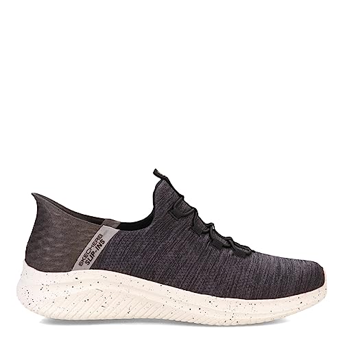 Skechers Men's Ultra Flex 3.0 Right Away Hands Free Slip-in Sneaker Loafer, Black, 104