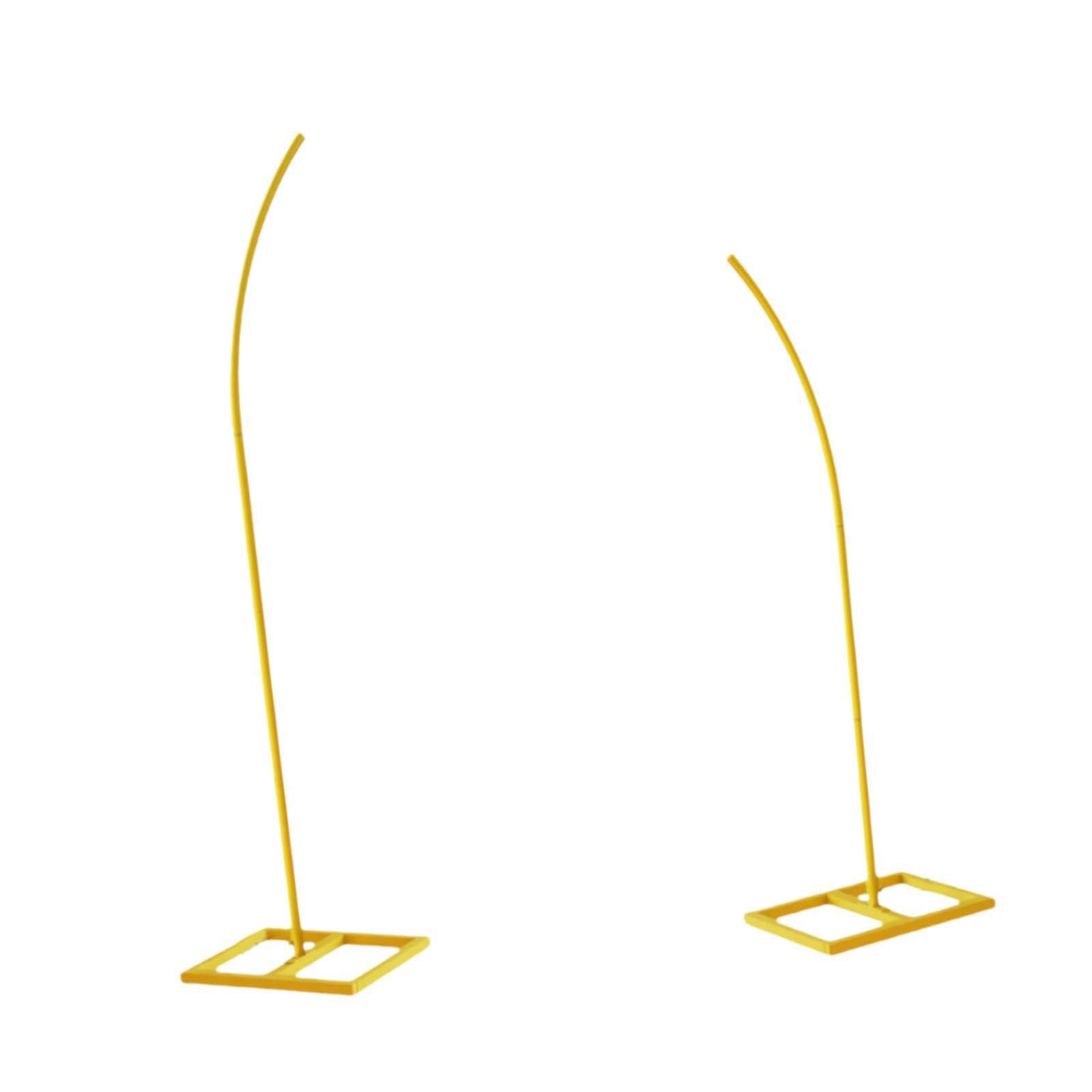 Soporte de metal curvo de fácil montaje para celebraciones de eventos, ideal para globos con tornillos de ajuste. Soporte de fondo de metal curvo