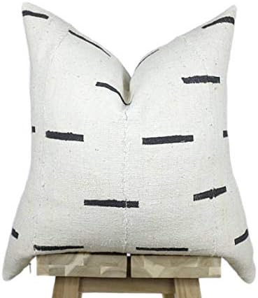 black mudcloth pillow