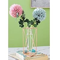 JINGFA エナメル塗装の花柄装飾花瓶（高さ約21cm） JINGFA エナメル塗装の花柄装飾花瓶（高さ約21cm） 美術品