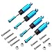 4Pack ShareGoo Metal Shock Absorber Kit Damper Suspension Upgrade Part for WPL 1/16 C14 C24 RC Crawler Off-Road Car Truck (Blue)
