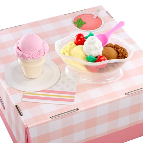 Little Tikes Creative Chefs Ice Cream Kit with Make-It Mix Play Sand, 20 Accessories, Realistic Pretend Play Set, Boys, Girls, Ages 3+ - image 3