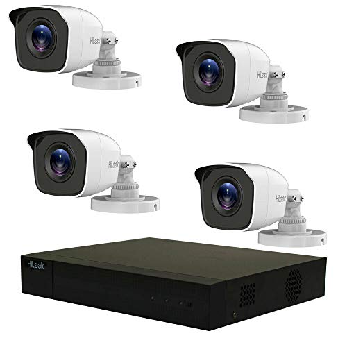 HiLook TK-4144BH-MM TVI Kit Complet pour vidéosurveillance avec Disque Dur