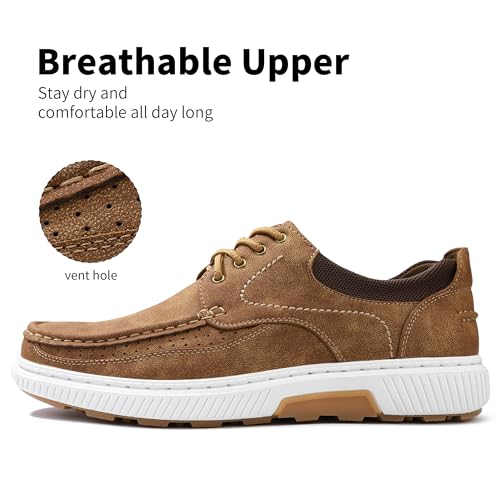 MIXIN Mens Slip-On Loafers Breathable Comfortable Driving Shoes for Business Casual4