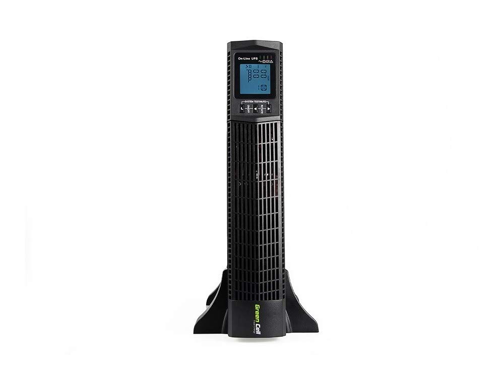 Green Cell PRO Gruppo di Continuità UPS Rack Mount Online 2000VA/1800W | 230V, 6 Uscite IEC320 C13 10A, USB, RS232 e Protezione da Sovratensioni