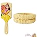 LUV HER Kids Hair Brush & Spa Headband Set for Girls - Features Disney Bella from Beauty & Beast - Fun Grooming Kit for Detangling, Styling & Skincare - Soft & Stretchy One Size, Ages 3+