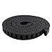Aexit 15mm x Electrical equipment 20mm Black Plastic Cable Drag Chain Wire Carrier 1.65M Length for CNC