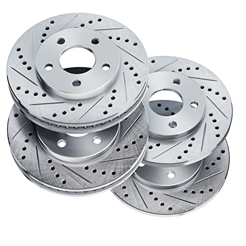Fit 1998-1999 GMC, Chevrolet Jimmy, Blazer FR/RR PSport Drill Slot Brake Rotors