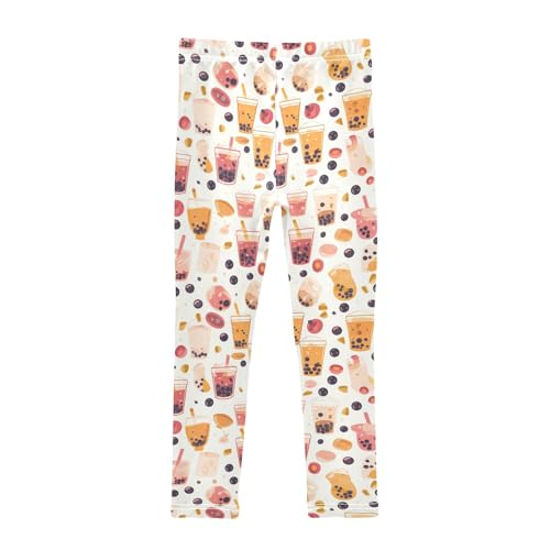 KLL Bubblea Pattern Little Girls Athletic Leggings Soft Full Length Leg Yoga Pants Running2