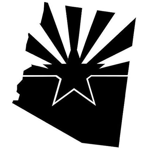 Arizona State Star - Sticker Graphic - Auto, Wall, Laptop, Cell, Truck Sticker for Windows, Cars, Trucks