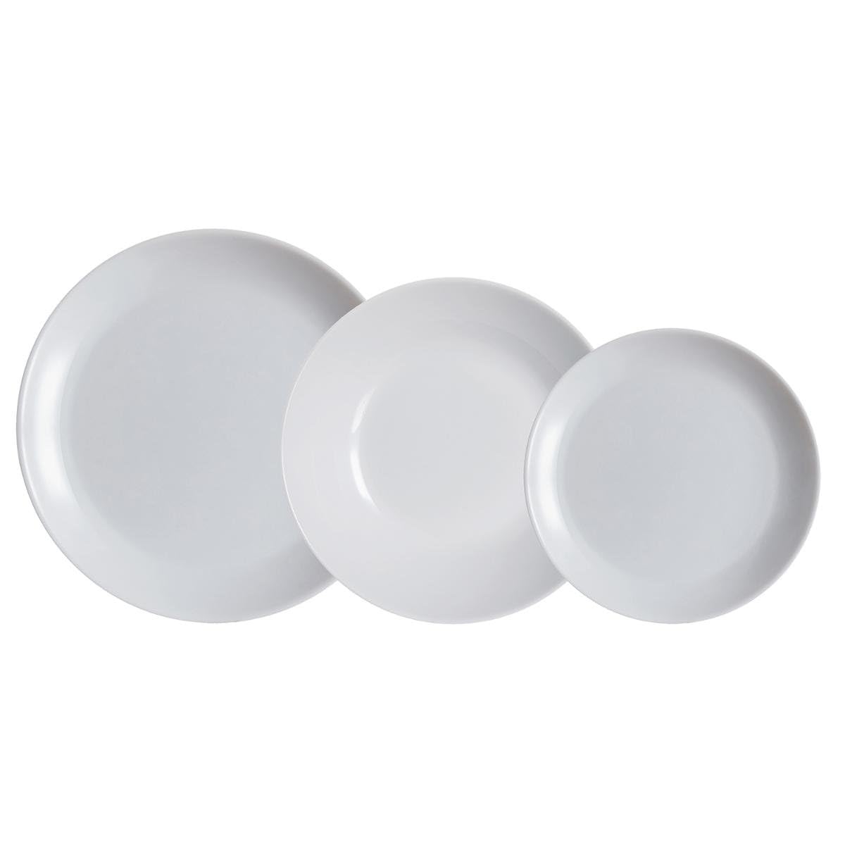 736649 Arc Diwali Dinner Set, Opal,Grey,18-Piece