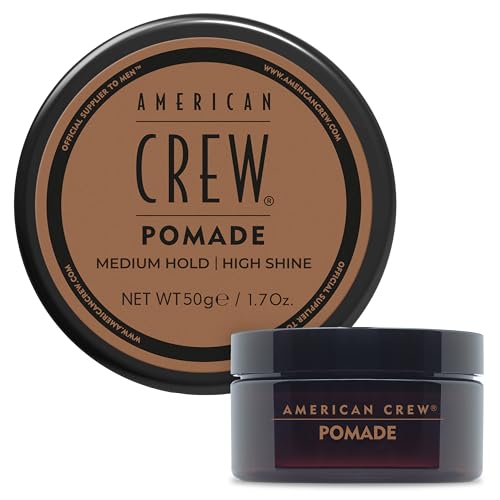American Crew Mens Hair Pomade Like Hair Gel with Medium Hold & High Shine Travel Size 1.75 Oz (Pack of 1)
