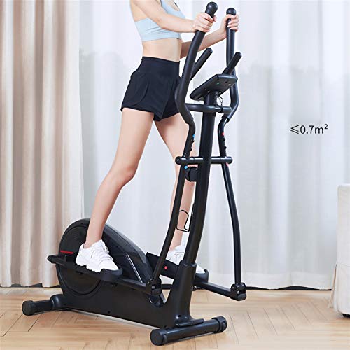 Image of Compact Elliptical Machines for Home Use with Heart Rate Monitor Magnetic Flywheel Elliptical Trainer Indoor Exercise Machine Smooth Quiet Home Gym Equipment Elliptical Cardio Machine