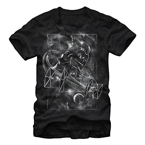 T-shirt Star Wars pour homme en coton noir taille 2XL