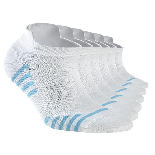 Women’s Low Cut Ankle Socks with back Heel Tab Natural Comfort Fit Thin Athletic Performance 6 pair sock pack