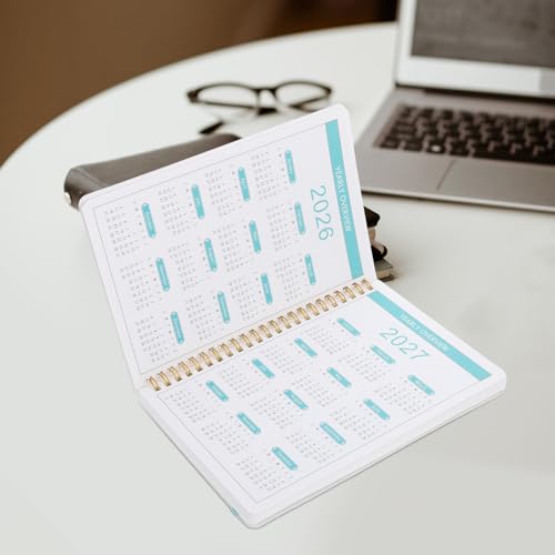 DIKACA Agenda Scolaire Élève 2025-2027 Vert en Papier Couverture Élégante Multifonctionnelle pour Usage Personnel et Scolaire Planificateur Quotidien Complet – vue 4