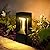 Modern Landscape Path Light With 3000K Warm Light Pathway Lights Outdoor LED Waterproof Bollard Light Black Square Aluminum Post Light Fixture External Lawn Bollard Lantern For Porch Garden Front Yard