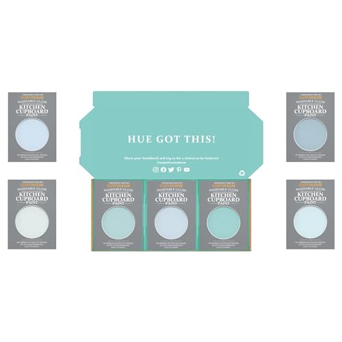 Rust-Oleum Kitchen Cupboard Paint in Gloss Finish – Soft Blues Tester Box