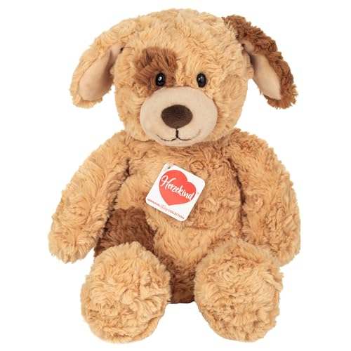 Teddy Hermann Herzekind 93918 Schlenkerhund Spotty 30 cm, Kuscheltier