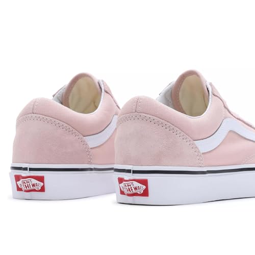 Vans Vans Unisex Old Skool Skate Shoe - Canvas Suede Sneaker - Lace up Closure Style - Rose Smoke 11