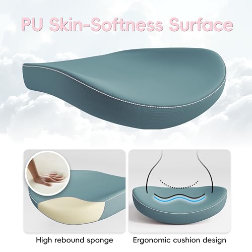 Ergalithic Office Home Ergonomic Desk Chair-Computer X-Shaped Chair Mesh PU Leather with Adjustable Lumbar Support-Executive Chair High Back Flip-Up Arms for Long Hours - Image 6