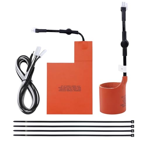7101 Battery Heater Pad & 7102 Oil Heater Kit for 9kW – 22kW Air Cooled Standby Generator, Cold Weather Kit Generator Warmer Kit Compatible with Generac Generator