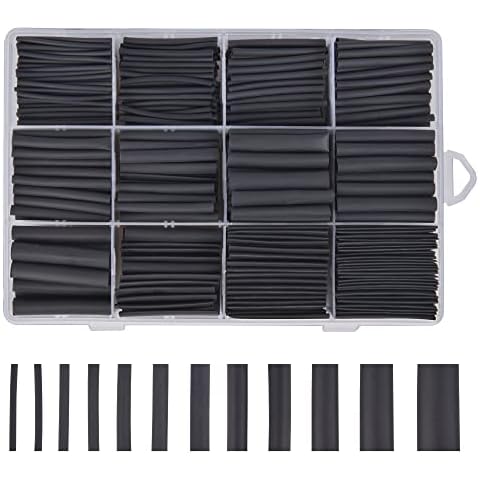 Tubo Termoretractil Funda Cables 900 Uds Negro Cover